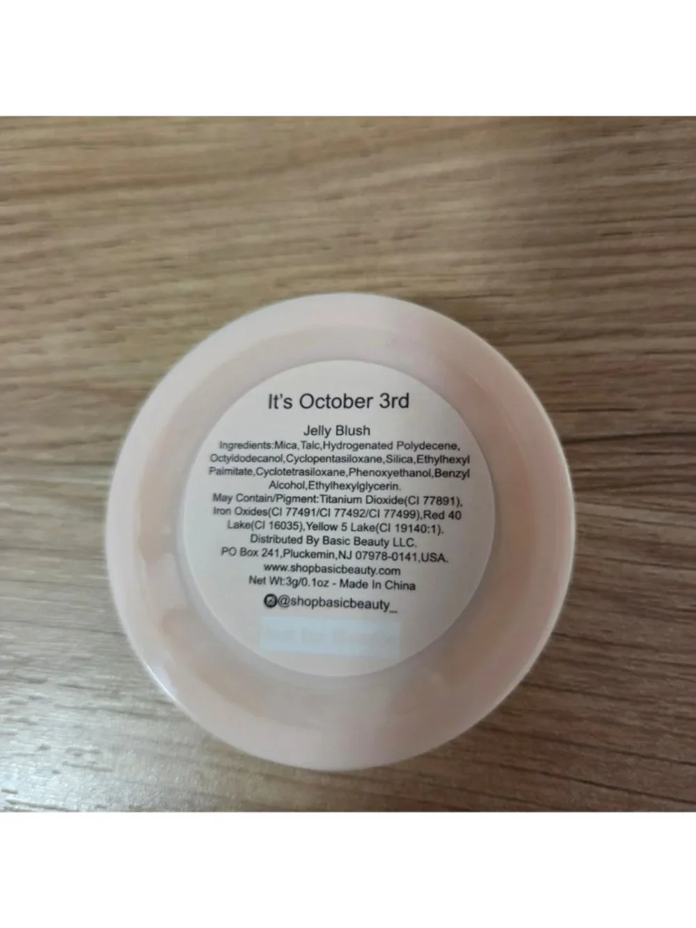 Basic Beauty Wet Jelly Blush
